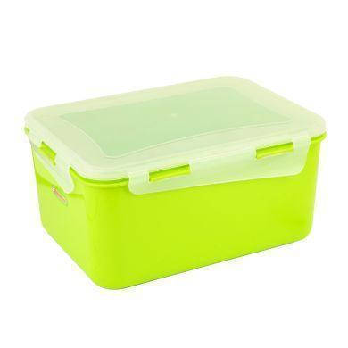 

168043/2 Контейнер пищевой Алеана с зажимом "Фиеста" 2,5 л прямоугольный (оливк), Оливковый