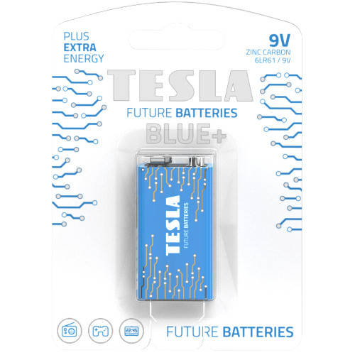 

Батарейка TESLA 9V BLUE+ 1 шт.