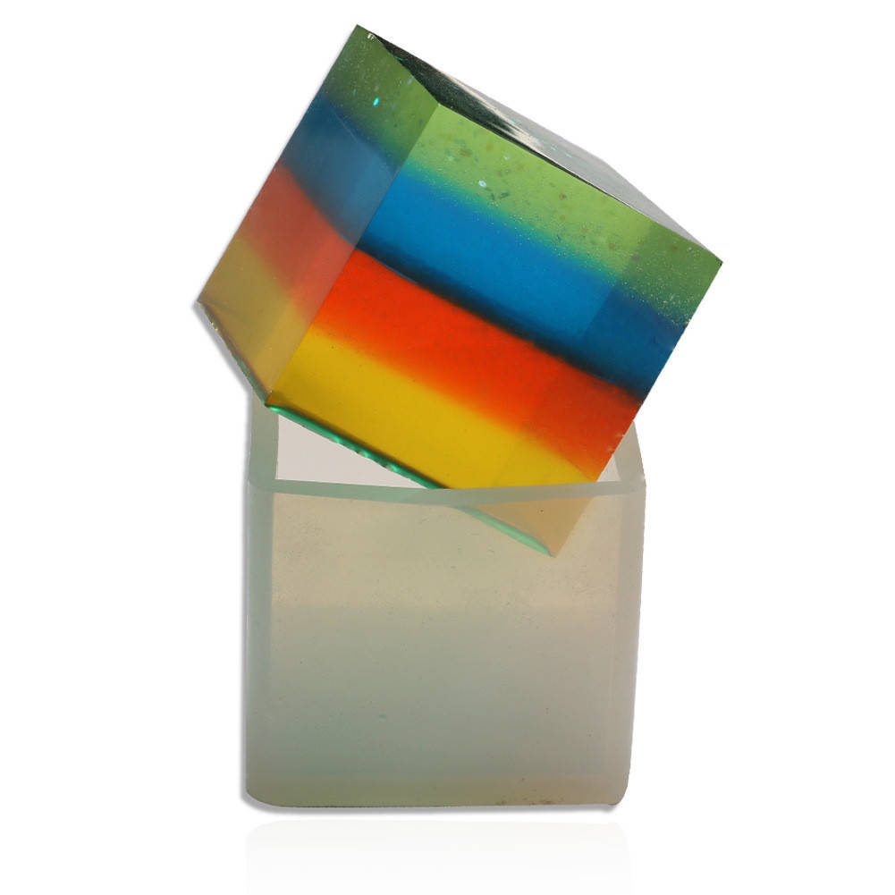 

Силиконовый молд, форма, Куб, 3,5 см, Белый