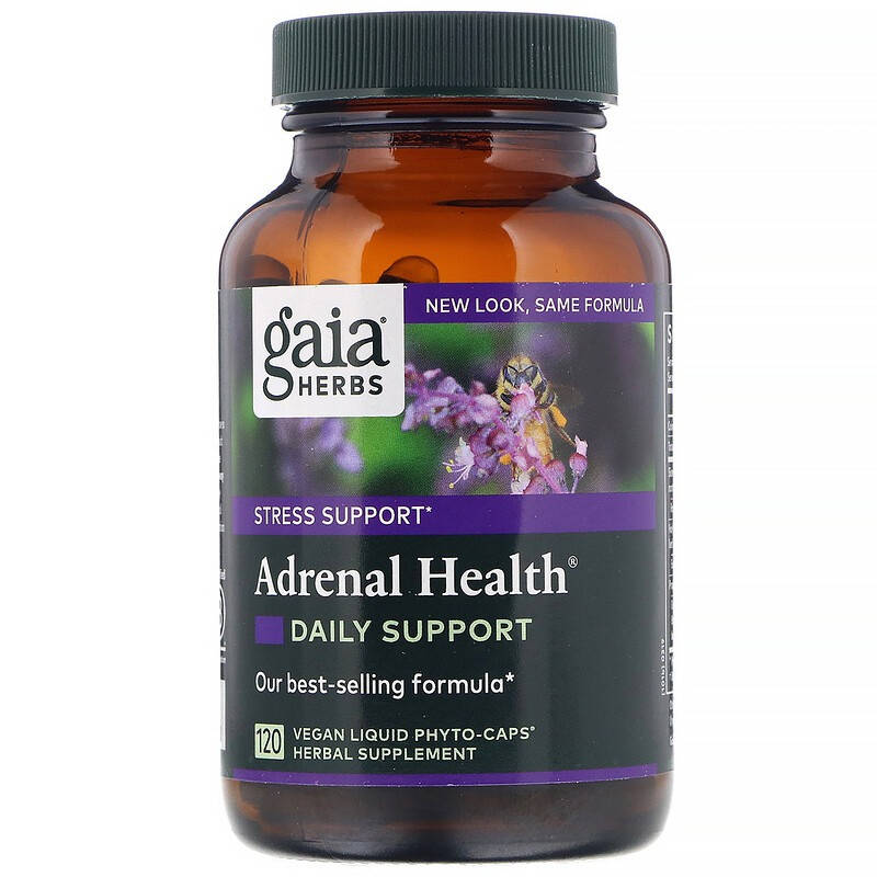 

Gaia Herbs, Adrenal Health, Ежедневная Поддержка, 120 растительных капсул Phyto-Caps (GAI-99668)