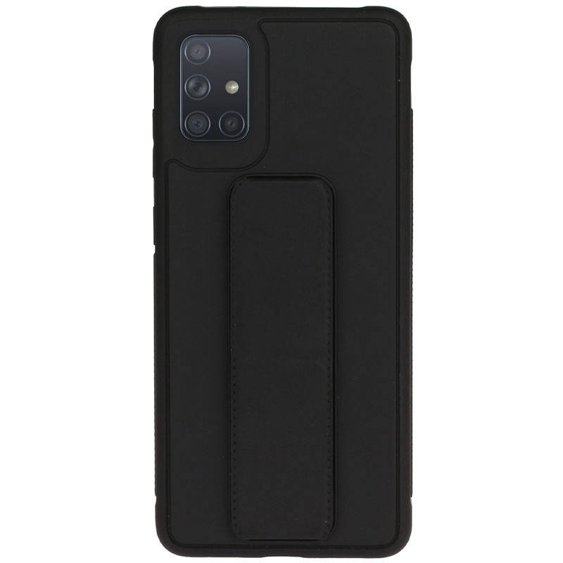 

Силиконовый чехол Hand holder для Samsung Galaxy A71 Black, Черный