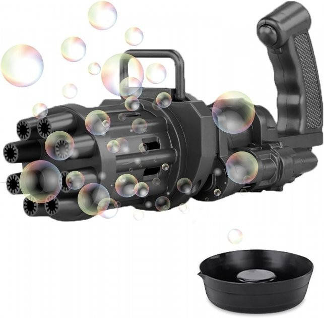 

Детский автоматический пистолет пулемёт для мыльных пузырей Bubble Gun Blaste