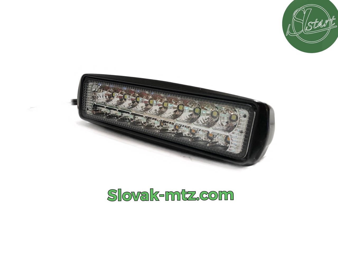 

Светодиодная LED фара 36Вт (светодиоды 2w x18шт + з поворотником) Широкий луч