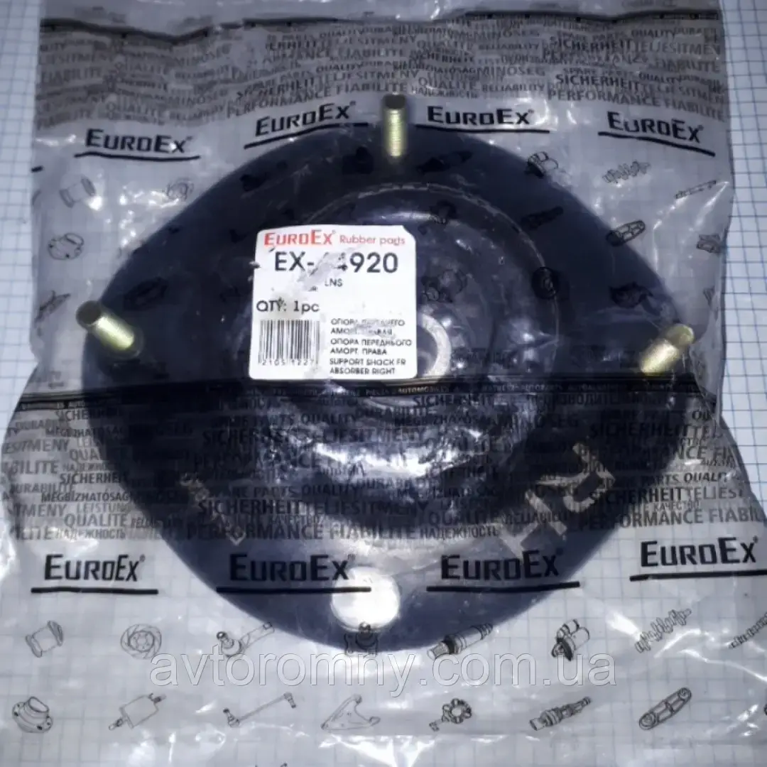 

Опора стойки амортизатора верхняя правая левая Део Дэу Ланос Daewoo Lanos Сенс Sens 96444920 Правая EuroEx