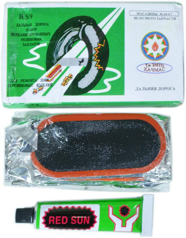 

Латка для камеры овальная 50 х 100 мм Red Sun RS0009 (ДД09) (к-т, 9 заплат + клей)