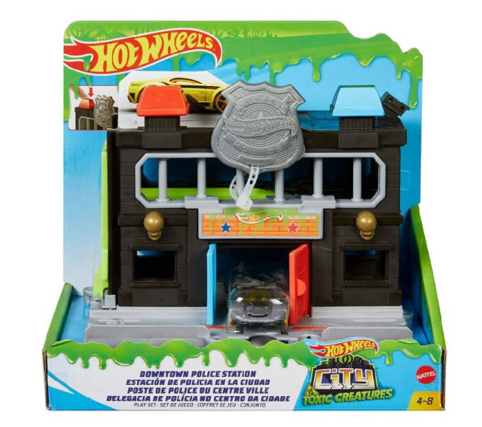 

Hot Wheels City Downtown Police Station GVN72 FNB00 Поліцейська дільниця Полицейский участок Хот Вілс Вилс