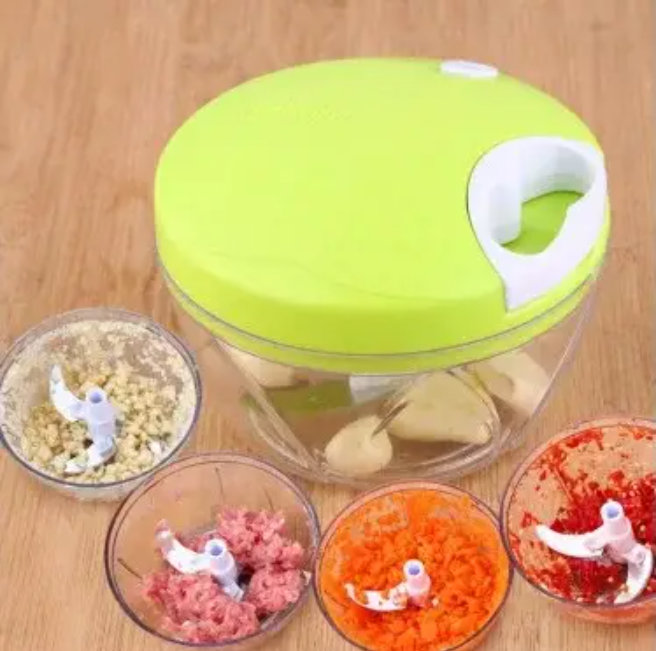 

Механический ручной измельчитель для овощей и фруктов Easy Spin Cutter Shopaу