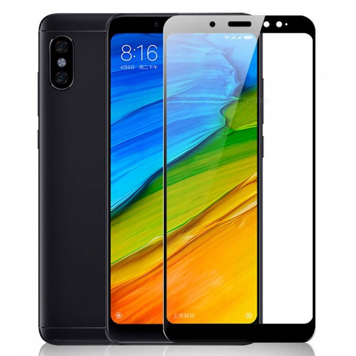 

Защитное стекло 5D для Xiaomi RedMi Note 5 Pro Black (9H Tempered Glass), Черный