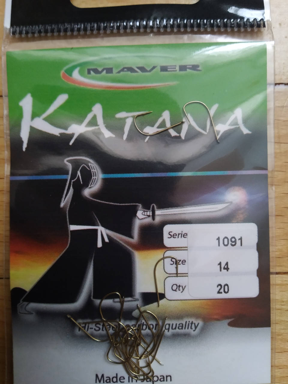 

Крючок Maver Katana 1091 №14 (20шт / уп)