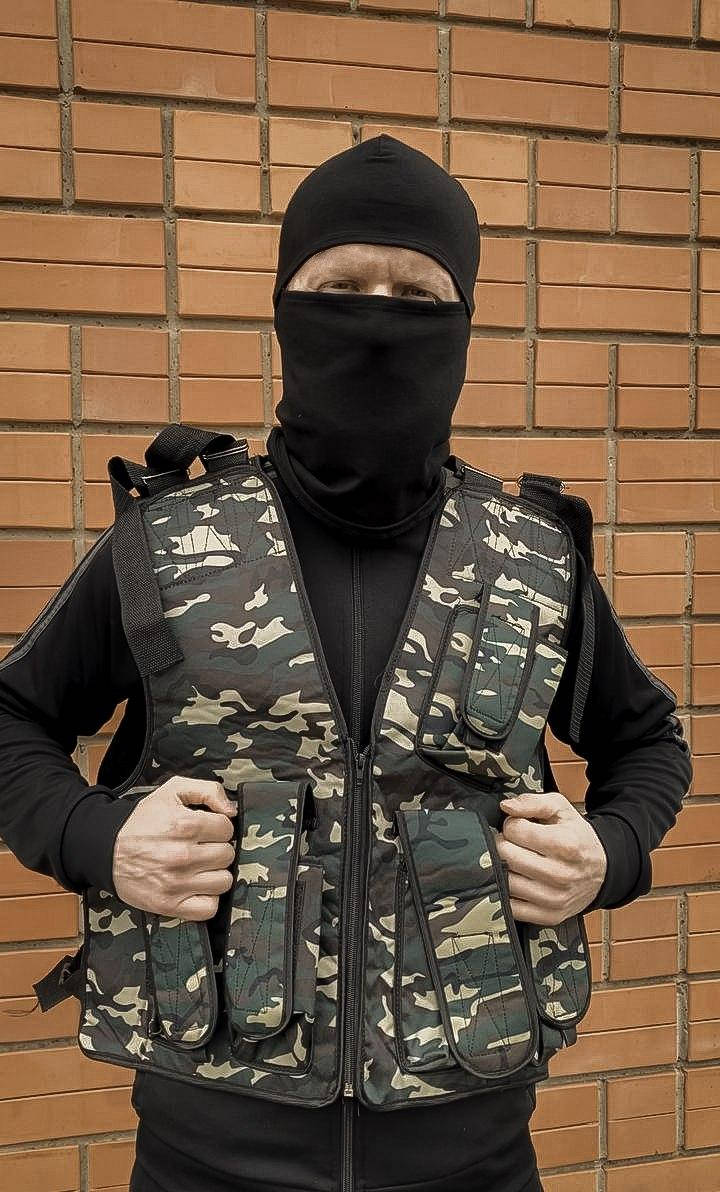 

Разгрузочный жилет универсальный камуфляж балаклава в подарок SKL109-358268