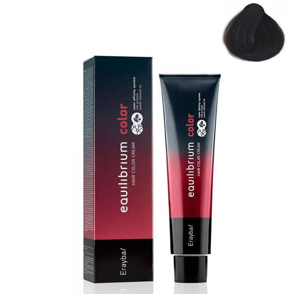 

Стойкая крем-краска для волос Erayba Equilibrium Hair Color Cream 4/62 Переливающийся коричневый темно-каштановый 120 мл