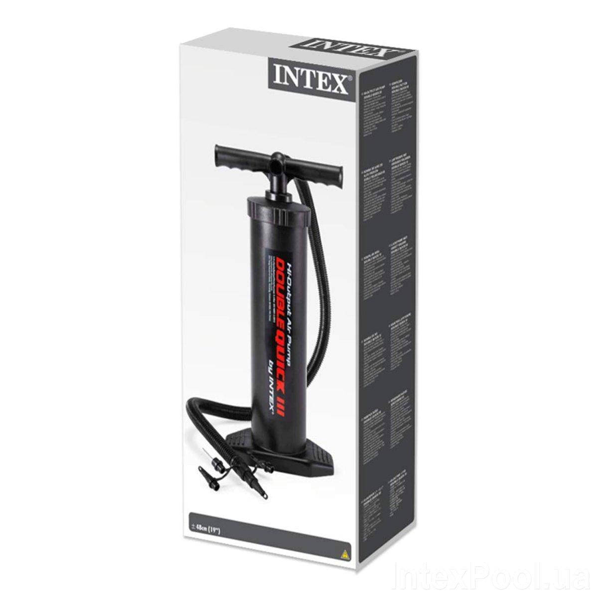 

Ручной насос Intex для лодок, матрасов и бассейнов