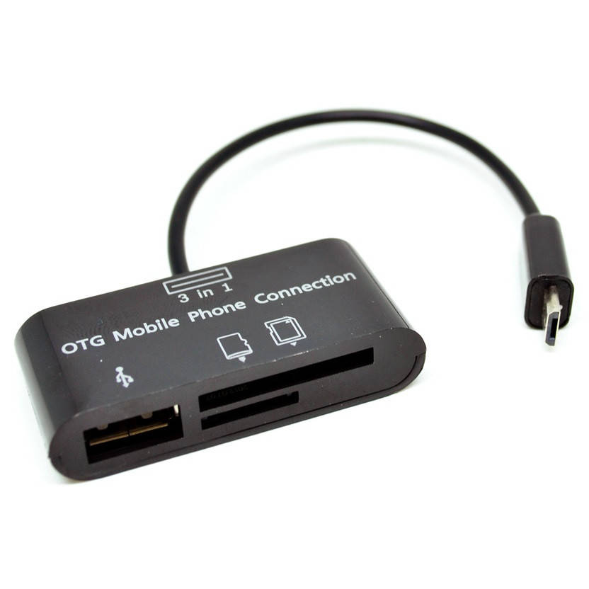 

Картридер для телефона Card Reader + HUB 007