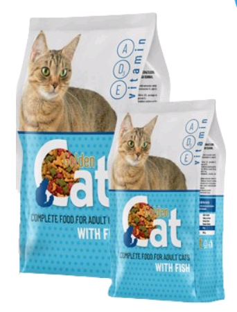 

Сухой корм для котов Golden Cat с рыбой 1 кг Венгрия 5999569660426