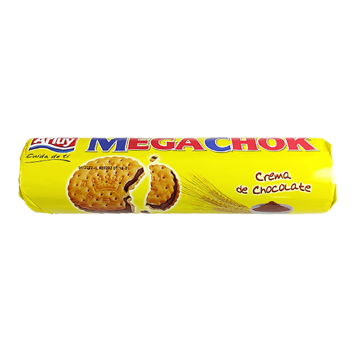 

Печиво сендвіч МегаЧок шоколад MegaChok Arluy chocolate 500g 15шт/ящ (Код : 00-00004049)