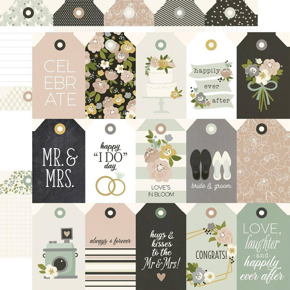 

Папір двосторонній - Tags - Happily Ever After - Simple Stories - 30x30
