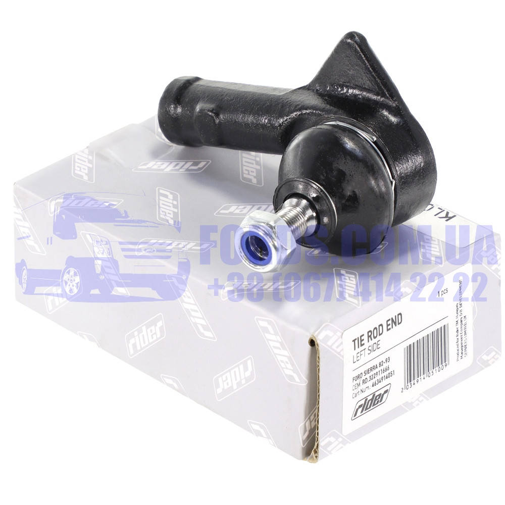 

Наконечник тяги рулевой правый FORD SIERRA/SCORPIO (6120231/83BB3289AB/RD322911666) RIDER