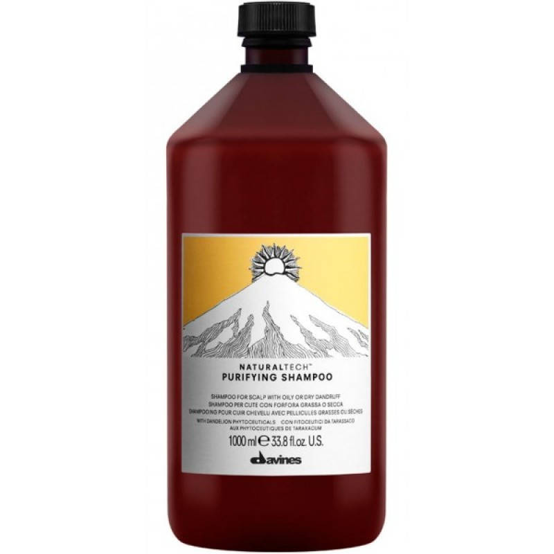 

Davines NaturalTech Purifying Shampoo Очищающий шампунь против перхоти 1000 мл