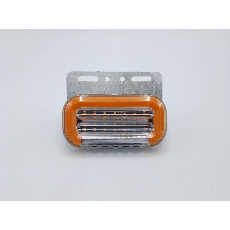 

Габаритный фонарь LED+Неон "бегающий поворот" Желтый 24v LED С кронштейном