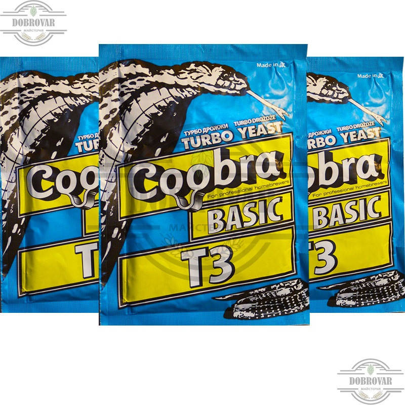 

Турбо дрожжи Coobra Basic Т3, 90 г