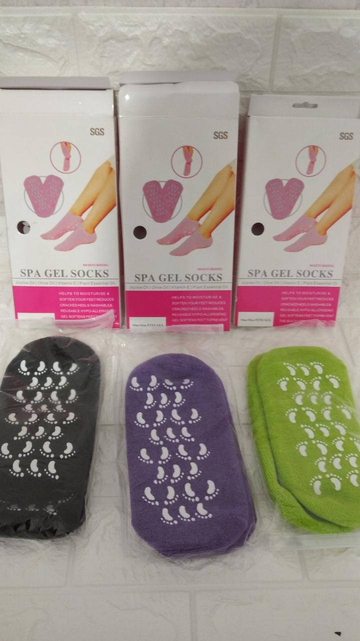 

Гелевые носочки SPA Gel Socks для педикюра, увлажняющие, с маслом жожоба и витамином Е.