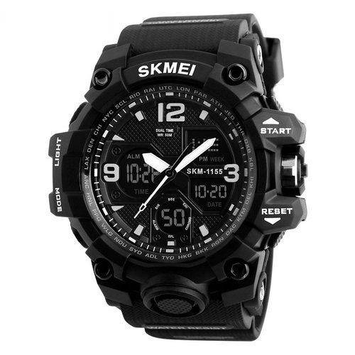 

Skmei 1155 B hamlet черные мужские спортивные часы