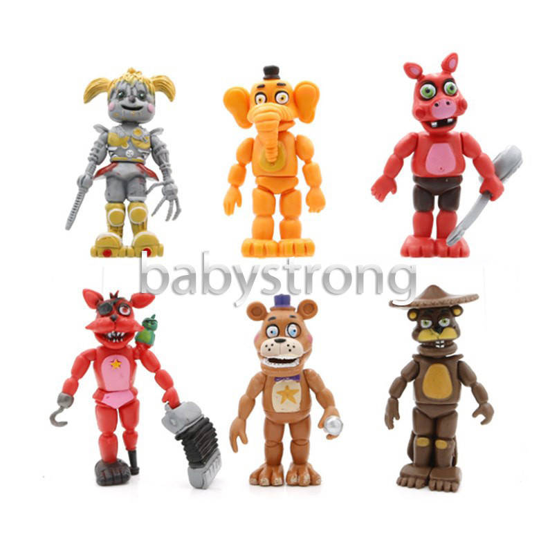 

Коллекция 5 ночей с Фредди 6 шт. Фигурки 10 СМ Фнаф Аниматроники Fnaf