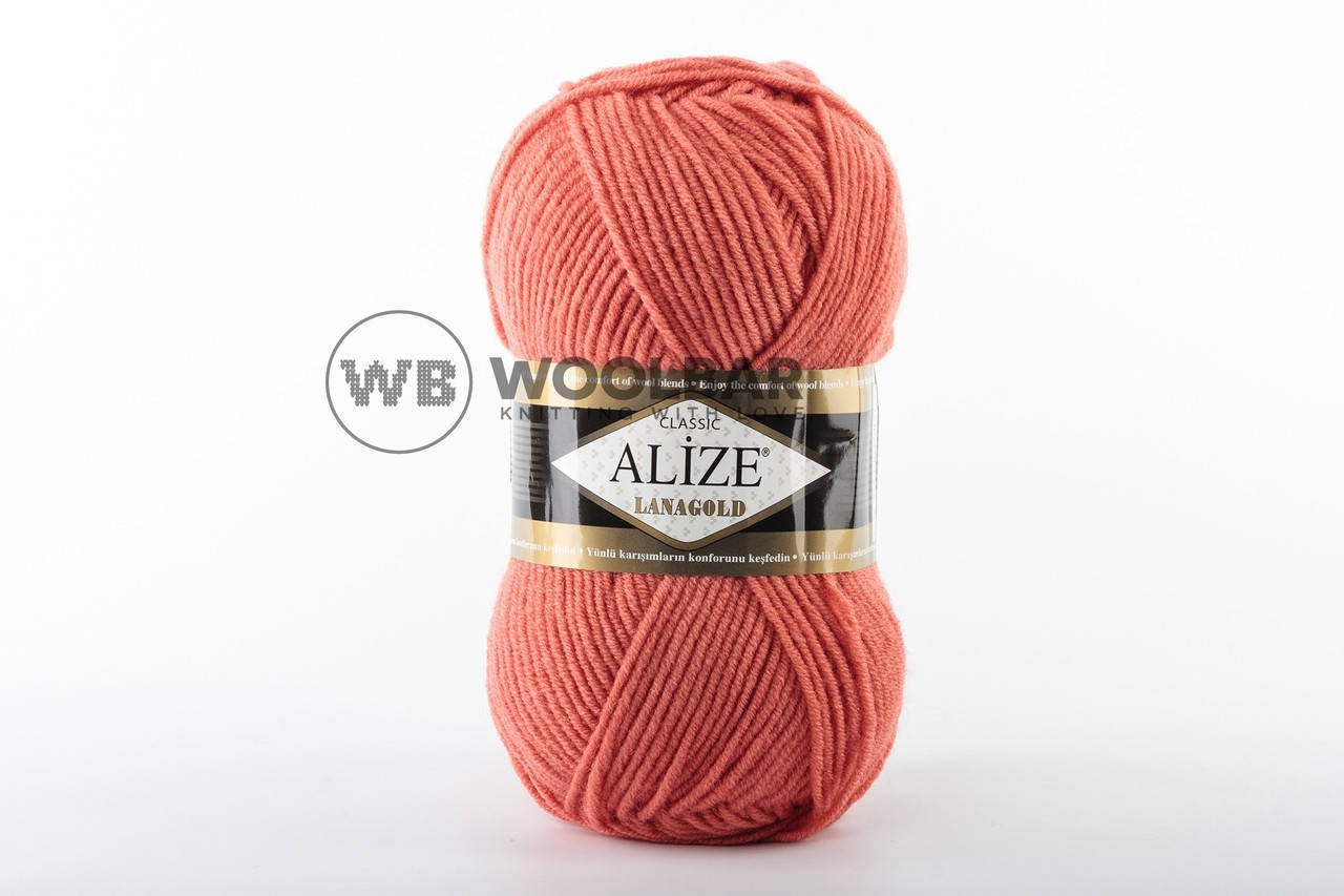 

Пряжа Alize Lanagold Classic 154 коралловый