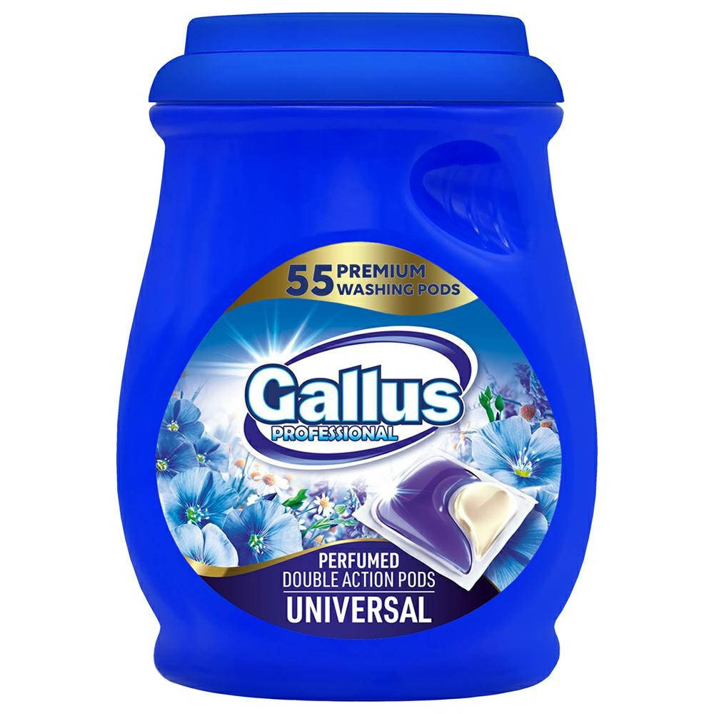 

Капсулы для стирки Gallus Universal Double Action Pods 55 шт