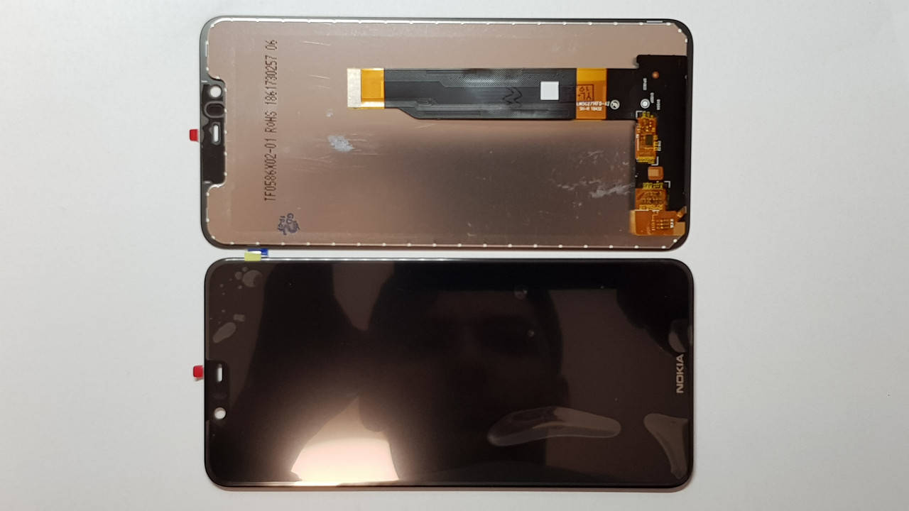 

Дисплей (экран) Nokia 5.1 Plus, TA-1109 с черным сенсором original, Черный