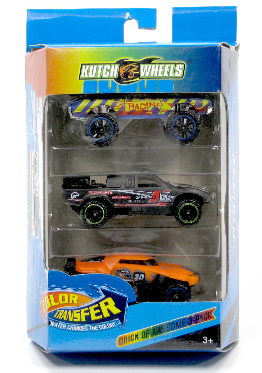 

Набор машинок меняющих цвет Kutch Wheels
