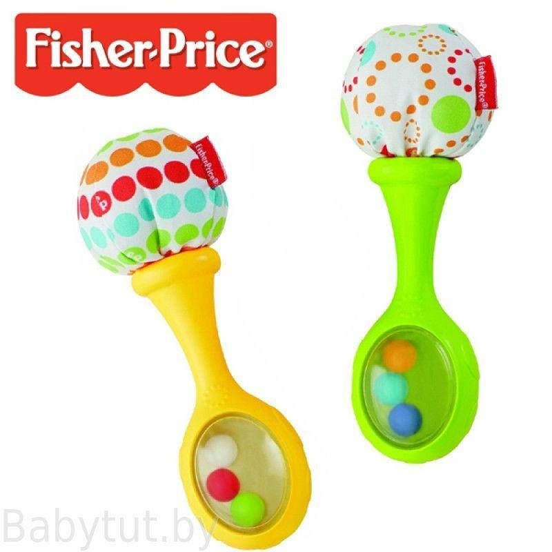

Погремушки слюновпитывающие грызуны Веселые маракасы Fisher-Price, Желтый