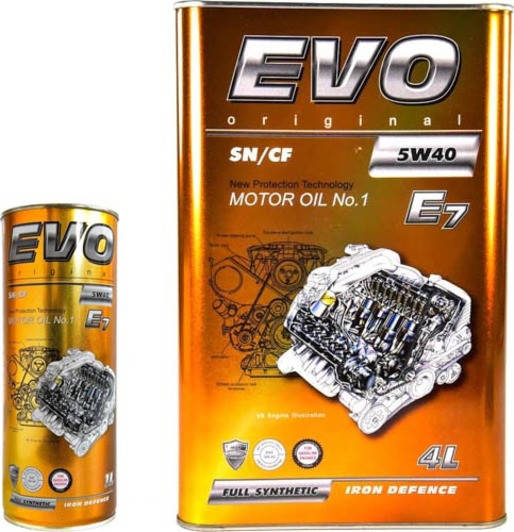 

Моторное масло EVO E7 5W40 4L