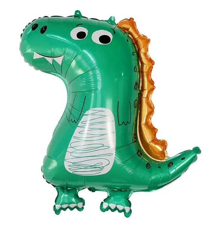 

Фольгированная фигура "Динозаврик зелёный" 86х67см Китай