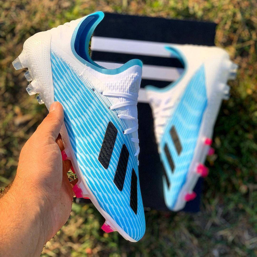 

Бутсы Adidas X спортивная футбольная обувь адидас х иксы копы х, Голубой