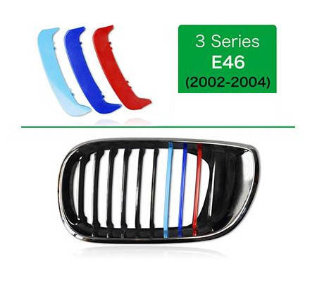

Накладка решетки радиатора BMW 3 E46 М-стиль 2001-2004