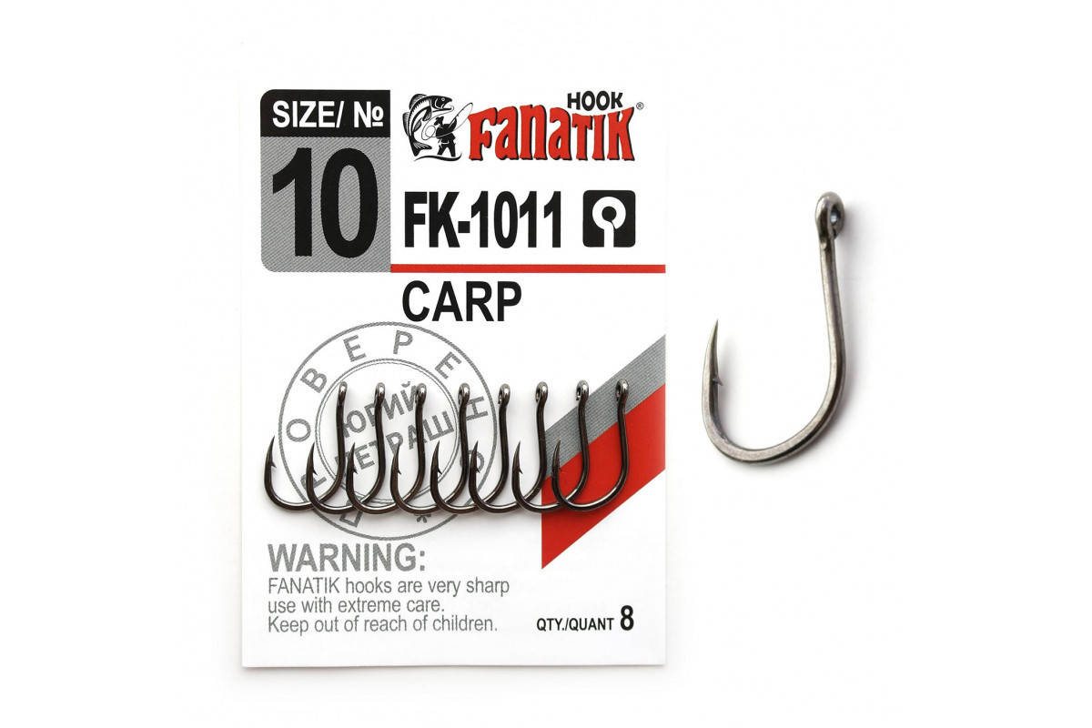 

Крючок Fanatik Carp FK-1011 № 10