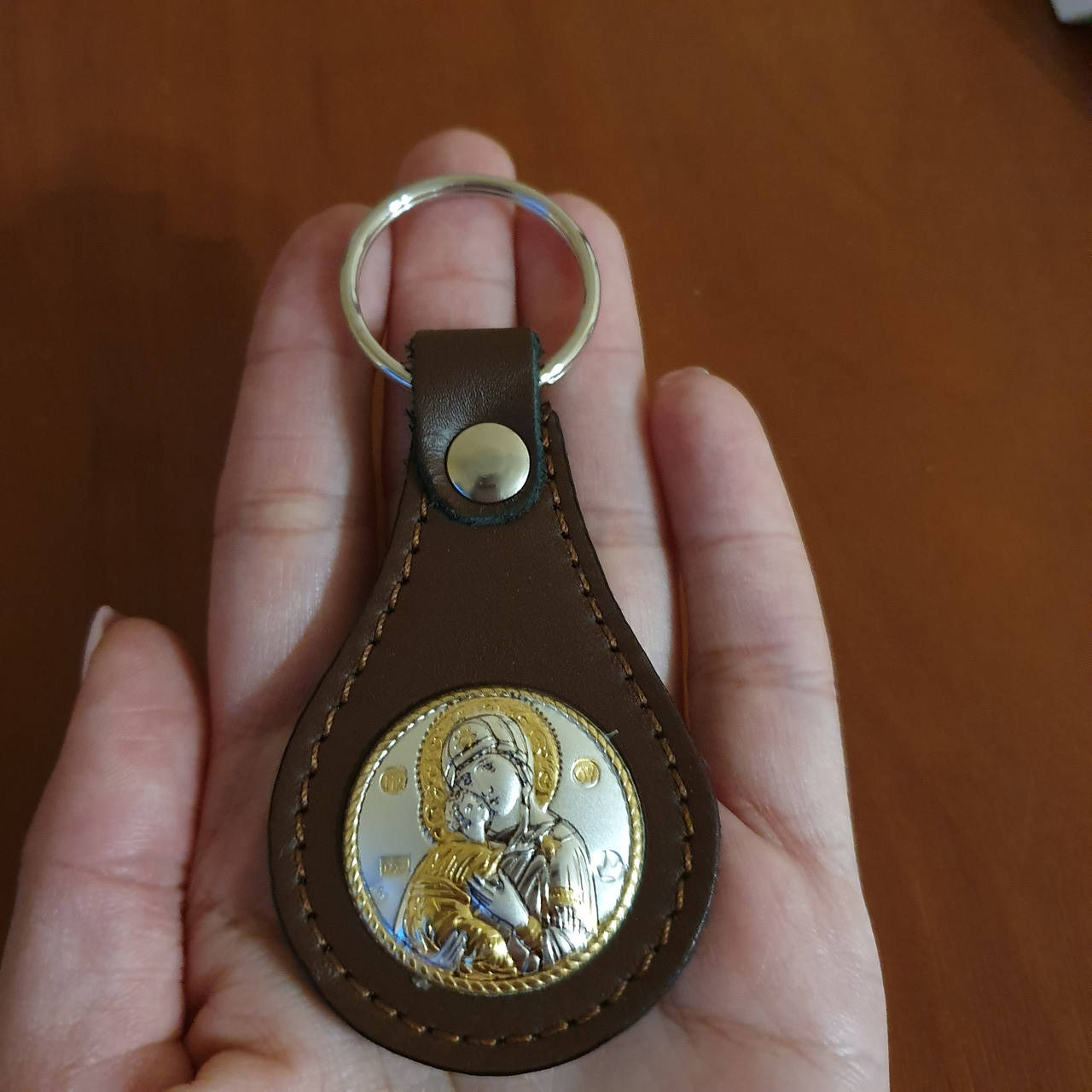 

Ікона Богородиця Володимирська брелок для ключів