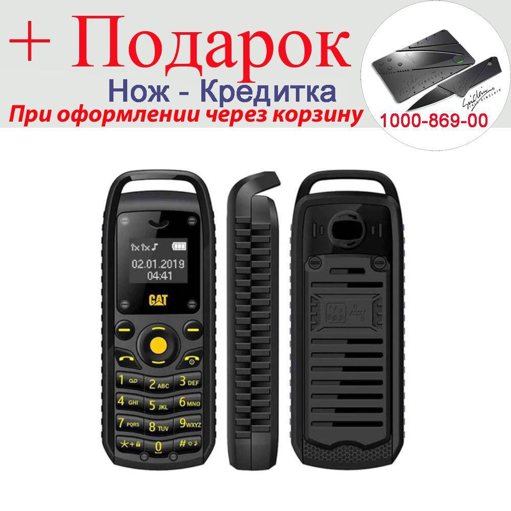 

Мини телефон Bluetooth Гарнитура GTStar CAT B25 (2 Sim) Черный