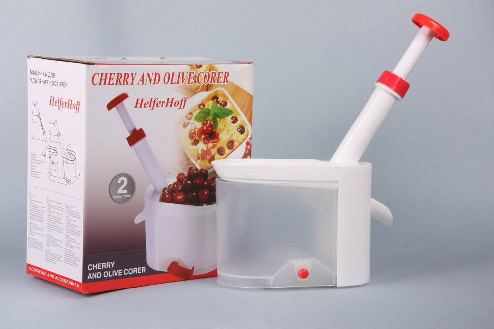 

Машинка для удаления косточек с вишни Helfer Hoff Cherry and olive corer s