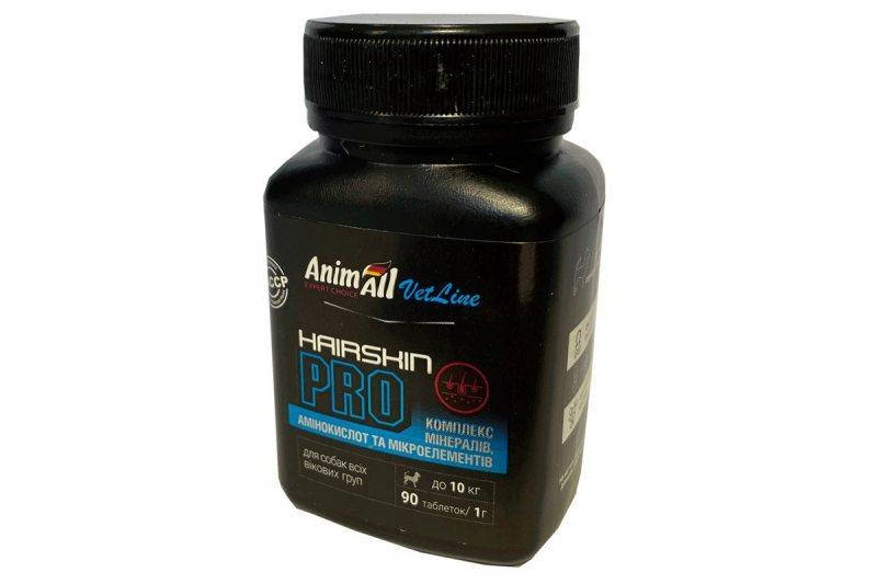 

AnimAll VetLine Hair Skin PRO 1 г х 90 шт. - Витаминная добавка для собак для профилактики и комплексной