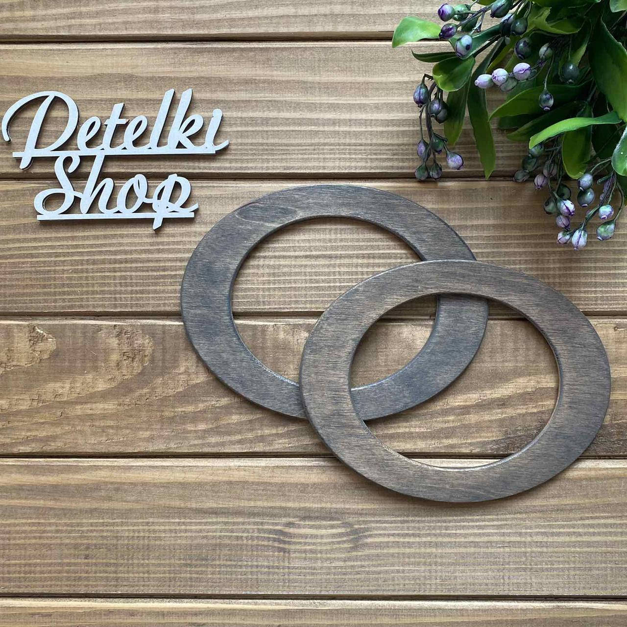 

Ручки для сумок Фанера овальные оттенок серо-голубой