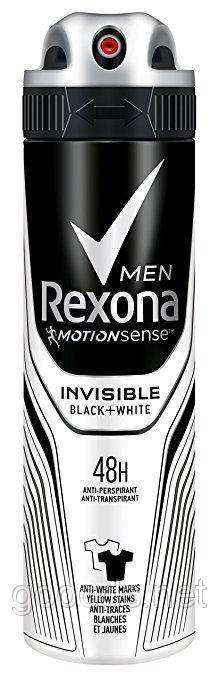 

Дезодорант Rexona спрей MEN Невидимый на Черном и Белом