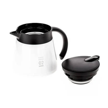 

Чайник термос HARIO V60 600 мл (Термо графин) Нержавеющая сталь VHS-60W белый
