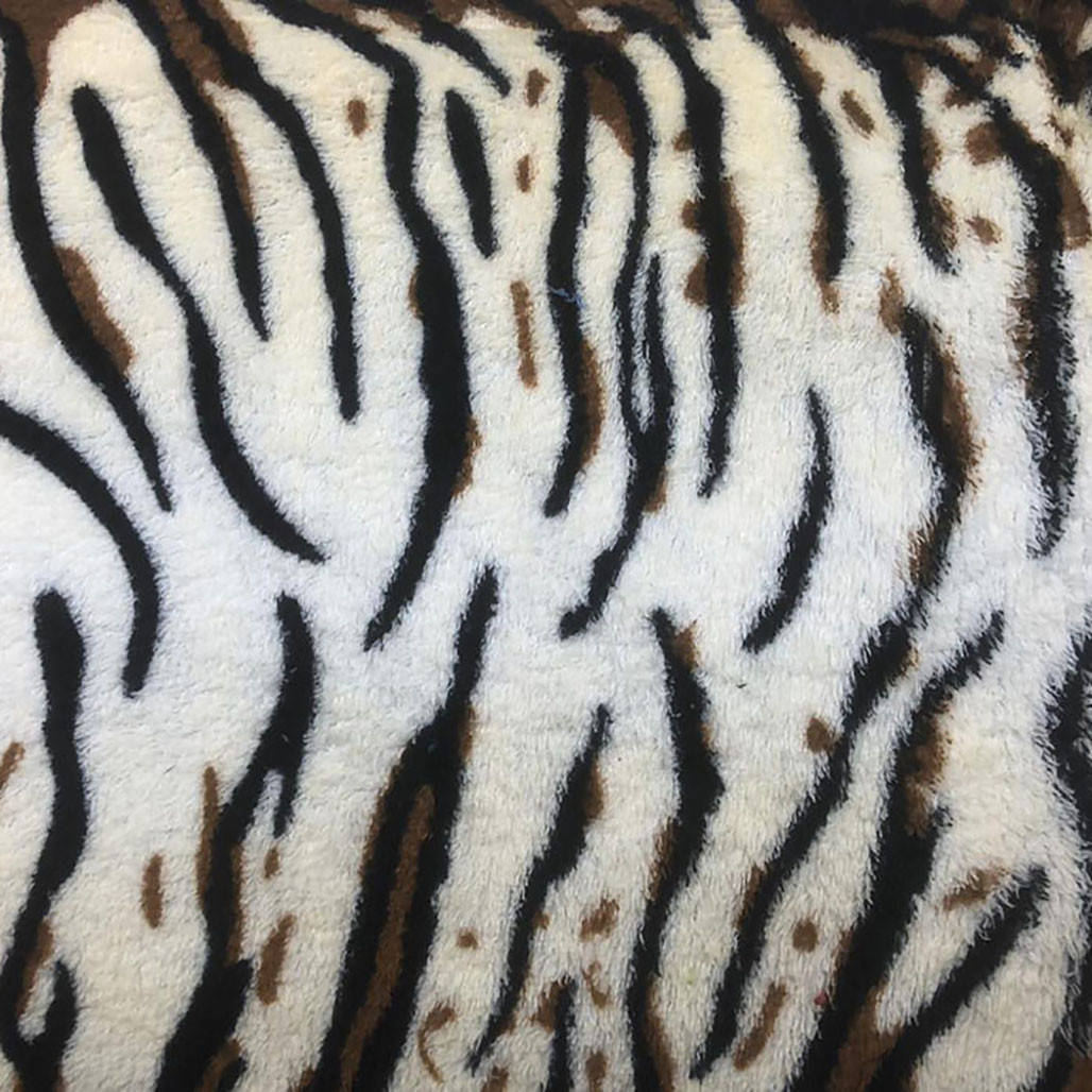 

Плед двуспальный микрофибра ЛИША 180 х 200 (32009) Тигровый принт