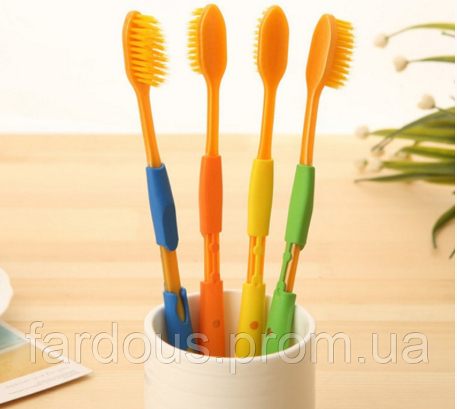 

Бамбуковая зубная щетка Нано-Голд, 4шт/упак.