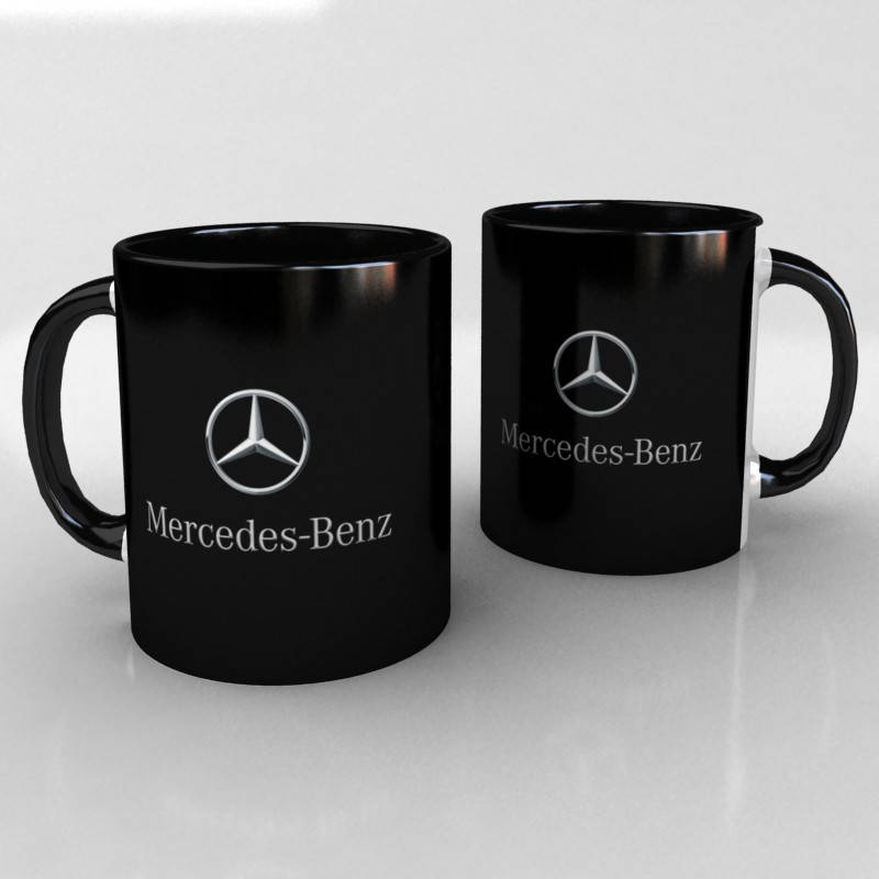 

Чашка Mercedes-Benz черный, Белый