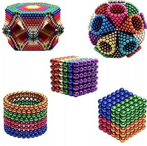 

Нео куб Радуга Разноцветный - 6 цветов 5мм Neo Cube