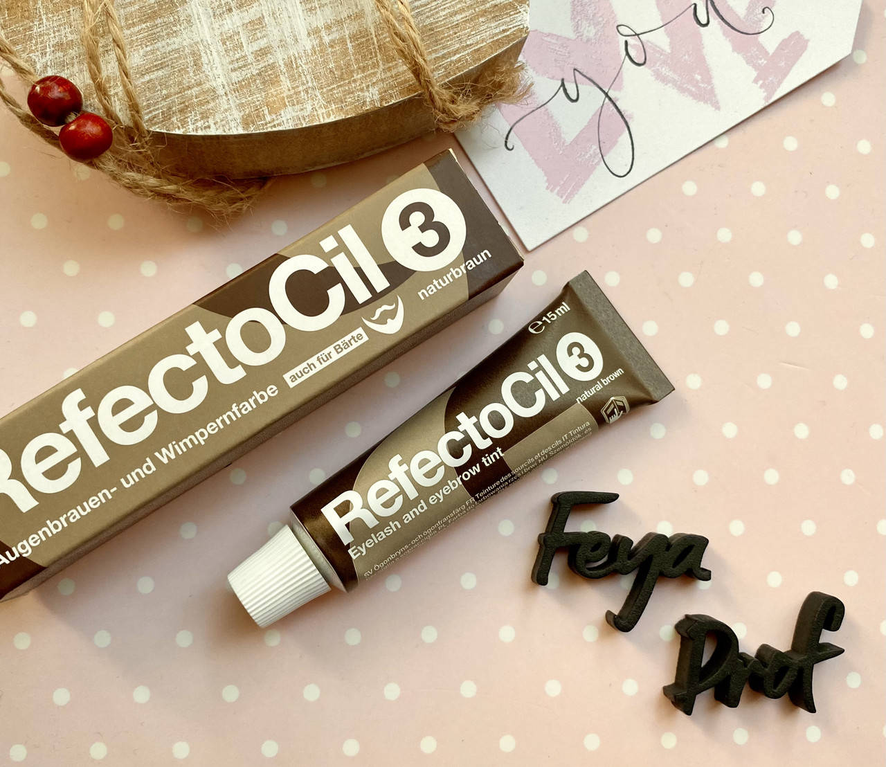 

Refectocil Краска для бровей и ресниц коричневая №3, 15 мл