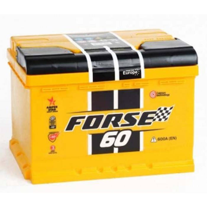 

Аккумулятор FORSE 6CT-60-1 60Ah/600A 1 L+ (ФОРС) WESTA (ВЕСТА) Автомобильный АКБ Кислотный Украина НДС